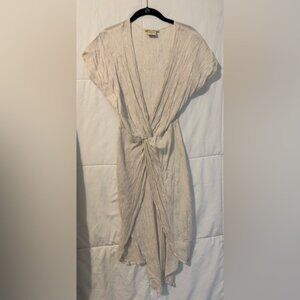 Cream Swim Wrap Coverup